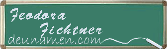 Feodora Fichtner Visitenkarte